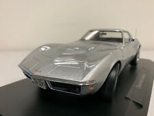Norev Chevrolet Corvette Coupe 1969 Argent 1/18 189032 0123 8
