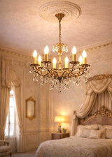 Imposant grand lustre 8 feux