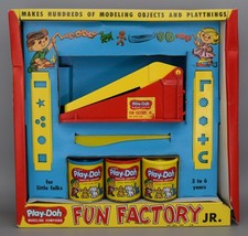 Vintage 1964 Play-Doh Modeling Compound Fun Factory Jr. Rainbow Crafts Inc. USA