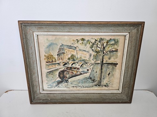 Tableau aquarelle paris la - tableau,