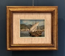 Tableau ancien Marine huile