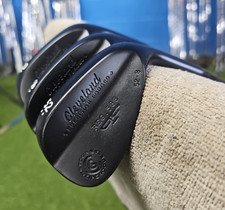 CLEVELAND PRECISION FORGED BLACK NITRIDE 3 WEDGE SET 52-56-60 SPINE ALIGNED S300