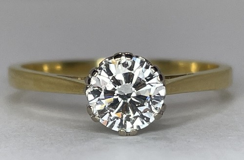 Bague solitaire vintage - solitaire,