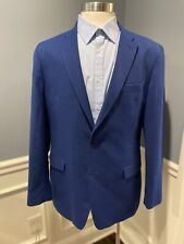 Tommy Hilfiger Slim Fit Blue Hop sack Sportcoat Summer Spring Blazer 44L