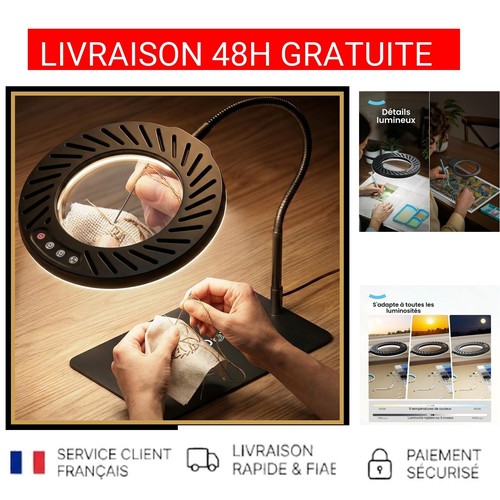 Lampe loupe sur pied artdot - loupe,
