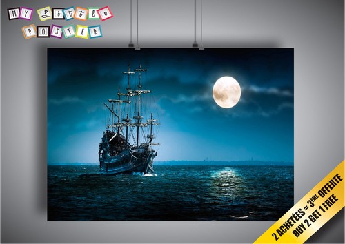 Poster navire bateau caravelle - poster,