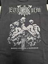 Eternum Wolven Strength And Barbarism Black Metal Shirt Size Large