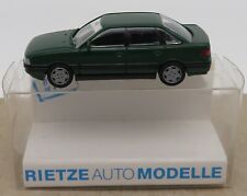 MICRO RIETZE HO 1/87 AUDI 90 QUATTRO VERT FONCE BERLINE 4 PORTES #10330 IN BOX