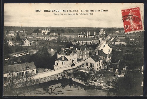 Cpa chateaubriant faubourg - chateaubriant,, le