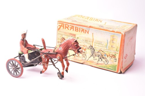 Jouet ancien arabian sulky - ancien.,