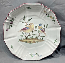 East Lunéville Ou Saint Clément Drageoir Earthenware 18th Birds