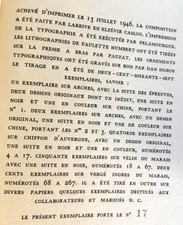 DIDEROT - HUMBERT. L'oiseau blanc, Conte bleu. 2 suite+ 1 original. Mouflon 1946