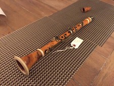 Vintage Martin Antique Early 1840’s Clarinette Curly Maple Wind Instument