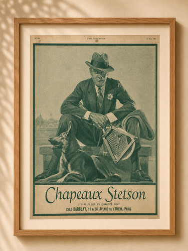 Publicité ancienne stetson - publicité,