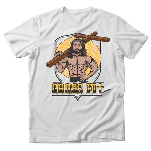 New crossfit funny jesus - , t