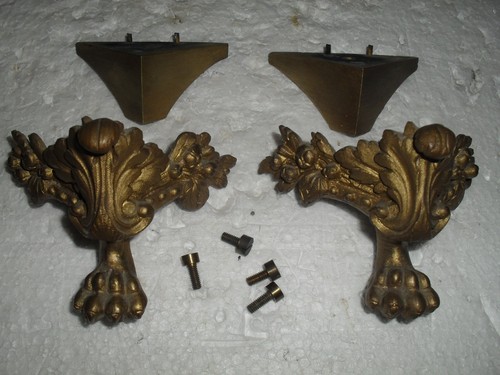 Pieds bronze horloge pendule - pieds,