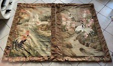 Ancienne paire de tapisseries