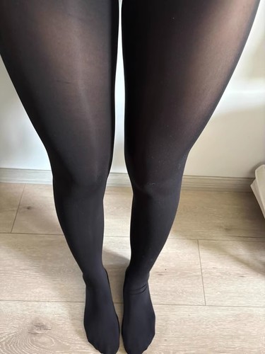 Collant opaque noir - taille, l