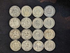 Lot 1/2 Francs Suisse Argent