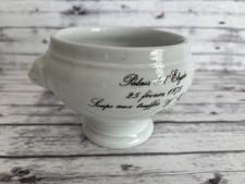 French Porcelain Soup Bowl Palais de L'Elysée Vaisselle Paul Bocuse 25 02 1975