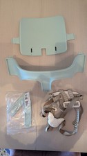 Stokke Tripp Trapp Baby Set - Glacier Green - Excellent condition with Box