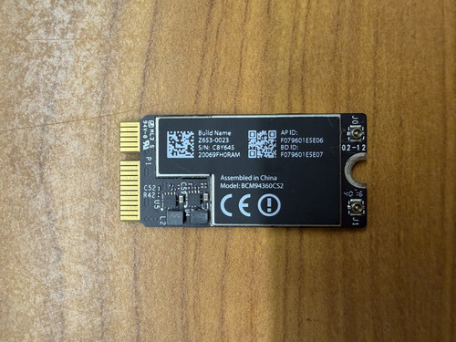Carte wifi pour apple macbook - carte,