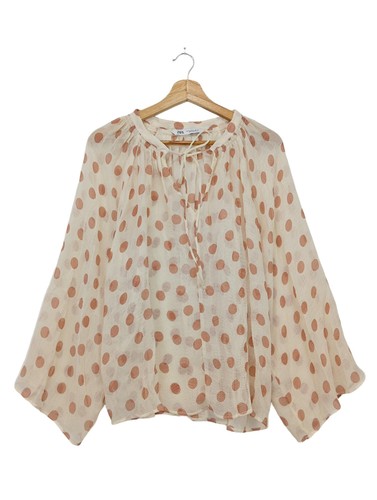 Zara blouse transparente dames - blouse,