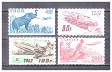 TOGO . PA N ° 17 / 20 .    SERIE  COMPLETE    NEUVE  .  **    .  SUPERBE .