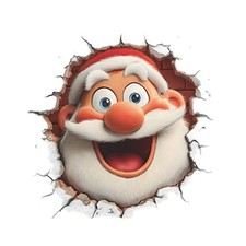 Autocollant Mural P??re No?l