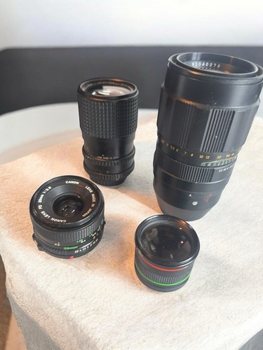Lot objectifs vintage canon - objectifs, fd
