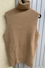 LONG DÉBARDEUR EN LAINE CAMEL