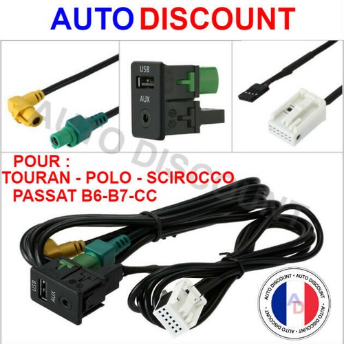 Port usb aux passat - vw,