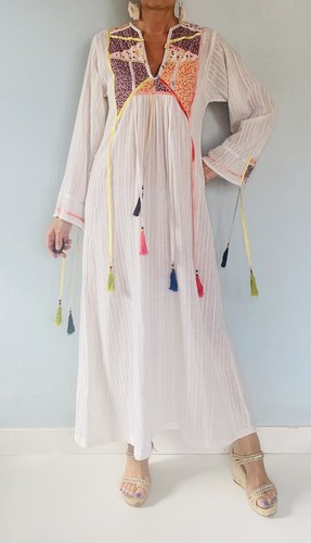 Robe longue beachwear bohème - longue,