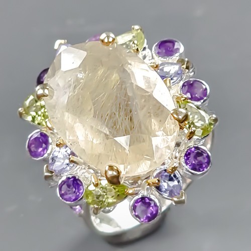 Bijoux bague quartz naturel - bague,