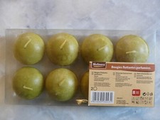 Lot de 8 Bougies parfumées "Flottante"  vert