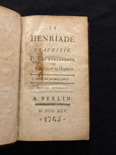 1745 fougeret montbron - de, la