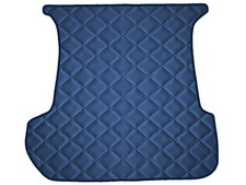 Matelassé Cuir éco BLEU FONCÉ Tapis coffre pour Toyota Previa II 2000-2005