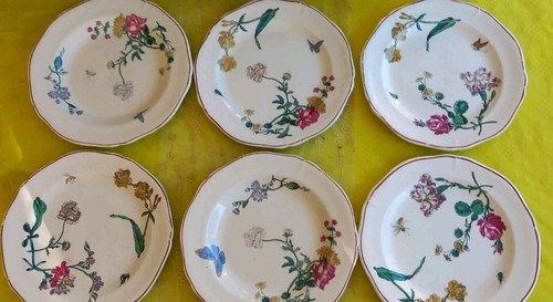Assiette plate gien insectes - plate,