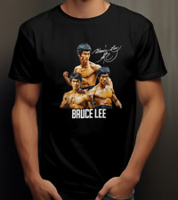 Bruce Lee Signiture Art Be Like Water Tshirt Adult Martial Arts Wing Chun Kung