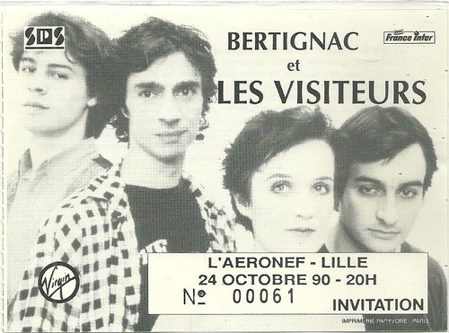 Rare ticket billet concert - billet,