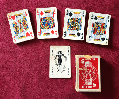 Jeu cartes ancien golden - de,