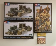 Tamiya 1/48 Lot 3 Boites Jerry Can Set US Infantery At Rest + CMK US Pilot WWII