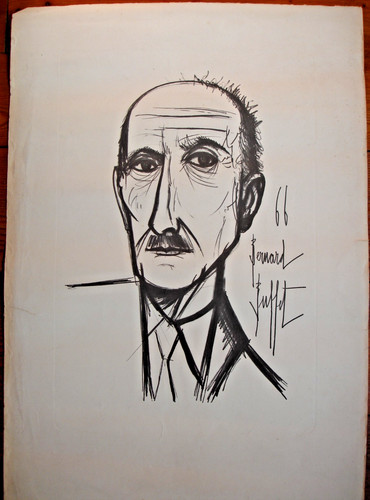 Lithographie bernard buffet - lithographie.,
