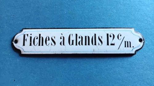 Ancienne plaque émaillée - plaque,
