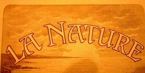 Nature 1909 séisme de - la, 01-1909