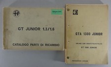 Parts catalogue Alfa Romeo GT Junior 1.3 / 1.6 + GTA 1300 Junior booth 1974