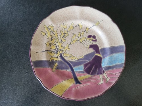 Assiette émaux longwy - Émaux,