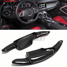 For Chevrolet Camaro ZL1 SS RS Coupe 2016+ Carbon Steering Wheel Paddle Shifters