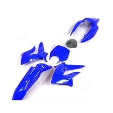 Kit carrosserie bleu brillant 6 pièces pour DERBI SENDA XTREME 50cc