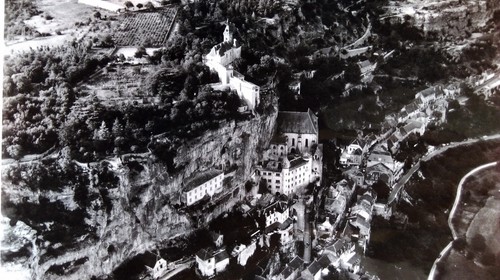 Ancienne photo aérienne - ancienne, de